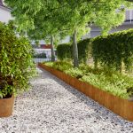 Borduri pentru gazon 20 buc Oțel flexibil pentru intemperii GartenMobel Dekor