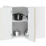 Dulap colț bucătărie „Lucca” lemn prelucrat stejar artizanal GartenMobel Dekor