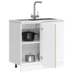 Dulap de bază de bucătărie „Kalmar” din lemn de stejar Sonoma GartenMobel Dekor