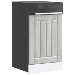 Panou pentru mașină de spălat vase „Lucca” Lemn Sonoma gri GartenMobel Dekor