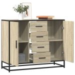 Dulap, stejar sonoma, 92x35x76 cm, lemn prelucrat GartenMobel Dekor