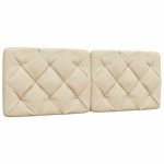 Pernă pentru tăblie de pat, crem, 140 cm, material textil GartenMobel Dekor