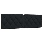 Pernă pentru tăblie de pat, negru, 160 cm, material textil GartenMobel Dekor