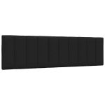 Pernă pentru tăblie de pat, negru, 180 cm, material textil GartenMobel Dekor