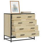 Dulap cu sertare, stejar sonoma, 70x41x70 cm, lemn compozit GartenMobel Dekor