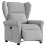 Scaun reclinabil electric Cloud Grey Fabric GartenMobel Dekor