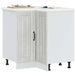 Dulap de bază pentru colț de bucătărie „Lucca” gri beton Lemn GartenMobel Dekor