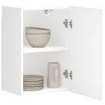 Dulap de bucatarie "Porto" din lemn prelucrat alb lucios GartenMobel Dekor