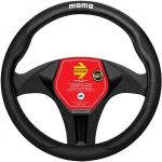 Husa volan Momo Comfort, microfibra, negru Automobile ProTravel