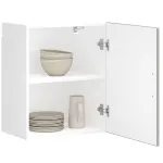 Dulapuri de bucatarie 2 buc "Porto" Gri Sonoma lemn prelucrat GartenMobel Dekor