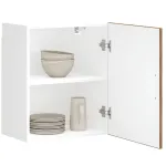 Dulapuri de bucatarie 2 buc "Porto" Lemn vechi lemn prelucrat GartenMobel Dekor