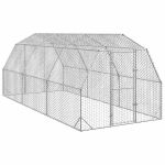 Pui de găină 2,5x6x2,25 m Oțel galvanizat GartenMobel Dekor