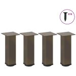 Picioare măsuță de cafea 4 buc Oțel natural 42-44 cm Oțel GartenMobel Dekor
