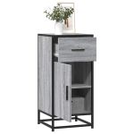 Dulap, gri sonoma, 35,5x35x76 cm, lemn prelucrat și metal GartenMobel Dekor