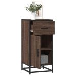 Dulap, stejar maro, 35,5x35x76 cm, lemn prelucrat și metal GartenMobel Dekor