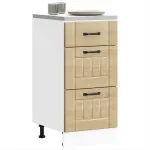 Dulap de bază de bucătărie „Lucca” din lemn de stejar Sonoma GartenMobel Dekor