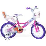 Bicicleta pentru copii Winx DB-144R-WX7 Dino Bikes, 14 inch for Your BabyKids