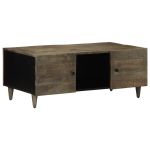 Masuta de cafea gri deschis 100x54x40 cm lemn masiv de mango GartenMobel Dekor