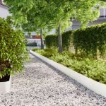 Borduri de gazon 30 buc Alb 20x103 cm Oțel laminat la rece GartenMobel Dekor