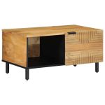Masuta cafea maro 80x50x40 cm lemn masiv de mango GartenMobel Dekor