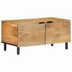 Masuta cafea maro 80x50x40 cm lemn masiv de mango GartenMobel Dekor