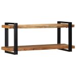 Raft de perete 110x33x45 cm din lemn masiv de salcâm GartenMobel Dekor