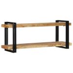 Raft de perete 110x33x45 cm lemn masiv de mango GartenMobel Dekor
