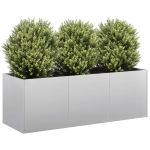 Jardinieră 120x40x40 cm oțel galvanizat GartenMobel Dekor