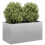 Jardinieră 80x40x40 cm oțel galvanizat GartenMobel Dekor
