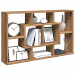 Raft de perete, stejar artizanal, 85x16x52,5 cm, lemn prelucrat GartenMobel Dekor