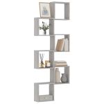 Rafturi cub de perete 6 buc Gri Sonoma 30x15x30 cm GartenMobel Dekor
