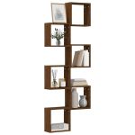 Rafturi cuburi de perete 6 buc Stejar maro 30x15x30 cm GartenMobel Dekor