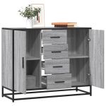 Dulap, gri sonoma, 92x35x76 cm, lemn prelucrat GartenMobel Dekor