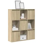 Bibliotecă, stejar sonoma, 89x24x101,5 cm, lemn prelucrat GartenMobel Dekor