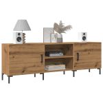 Dulap TV, stejar artizanal, 150x30x50 cm, lemn prelucrat GartenMobel Dekor