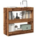 Dulap cu cărți/Separator de cameră Lemn vechi 80x30x72 cm GartenMobel Dekor