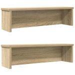 Rafturi de bucătărie stivuibile 2 buc Stejar Sonoma 50x15x16 cm GartenMobel Dekor