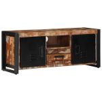 Dulap TV 100x30x40 cm lemn masiv recuperat GartenMobel Dekor