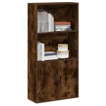 Bibliotecă, stejar fumuriu, 60x24x120 cm, lemn prelucrat GartenMobel Dekor