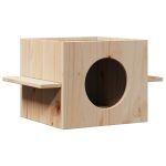 Casă pentru pisici 51x35x30 cm din lemn masiv de pin GartenMobel Dekor
