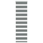 Jaluzea tip zebra gri închis lățime țesătură 40,9 cm poliester GartenMobel Dekor