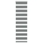 Jaluzea tip zebra gri închis lățime țesătură 40,9 cm poliester GartenMobel Dekor