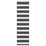 Jaluzea tip zebra neagră lățime țesătură 35,9 cm poliester GartenMobel Dekor