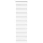 Jaluzea tip zebra alb lățime țesătură 40,9 cm poliester GartenMobel Dekor