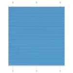 Jaluză plisată Albastru 115x100 cm Lățime țesătură 114,4 cm GartenMobel Dekor