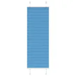 Jaluză plisată albastru 45x100 cm Lățime țesătură 44,4 cm GartenMobel Dekor
