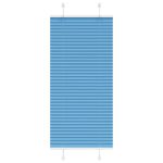 Jaluză plisată albastru 65x100 cm Lățime țesătură 64,4 cm GartenMobel Dekor