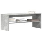 Comodă TV, gri beton, 100 x 40 x 40 cm, PAL GartenMobel Dekor
