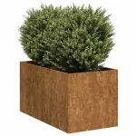 Jardinieră Rusty 40x80x40 cm Oțel pentru intemperii GartenMobel Dekor