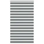 Jaluzea tip zebra gri închis lățime țesătură 120,9 cm poliester GartenMobel Dekor